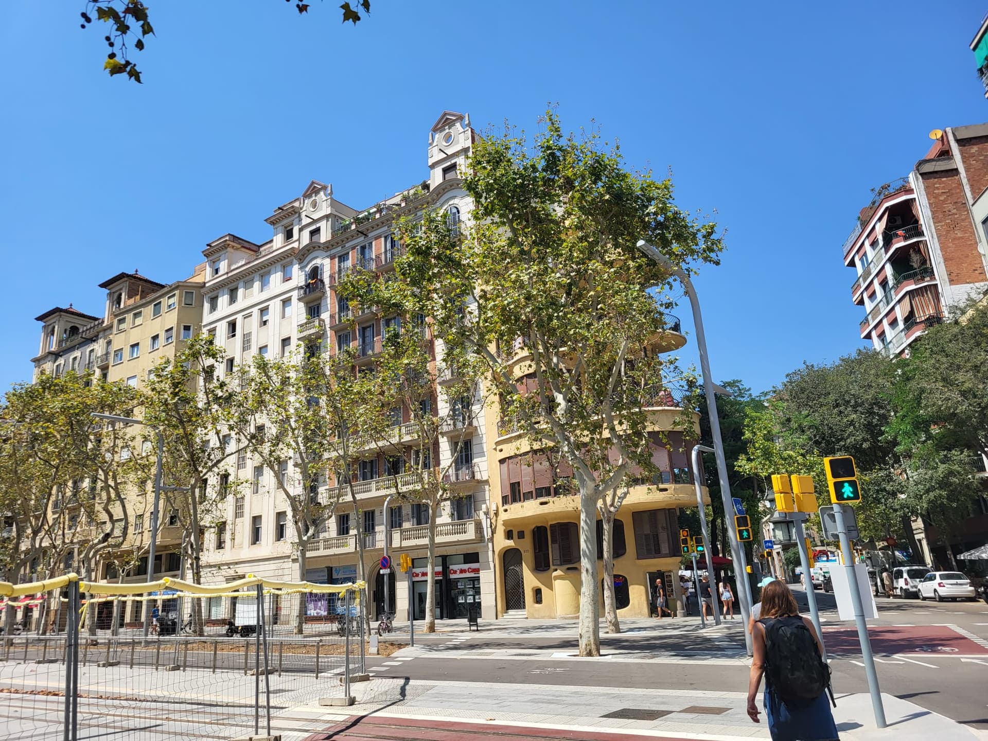 Boulevard arboré de Barcelone