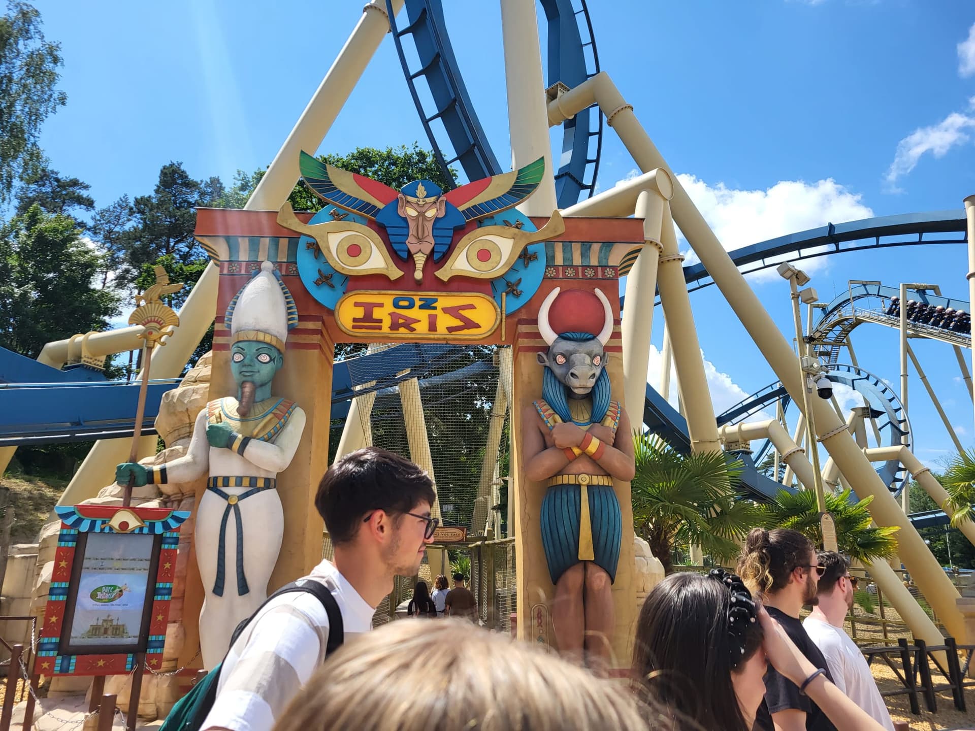 Oziris, attraction phare du Parc Astérix