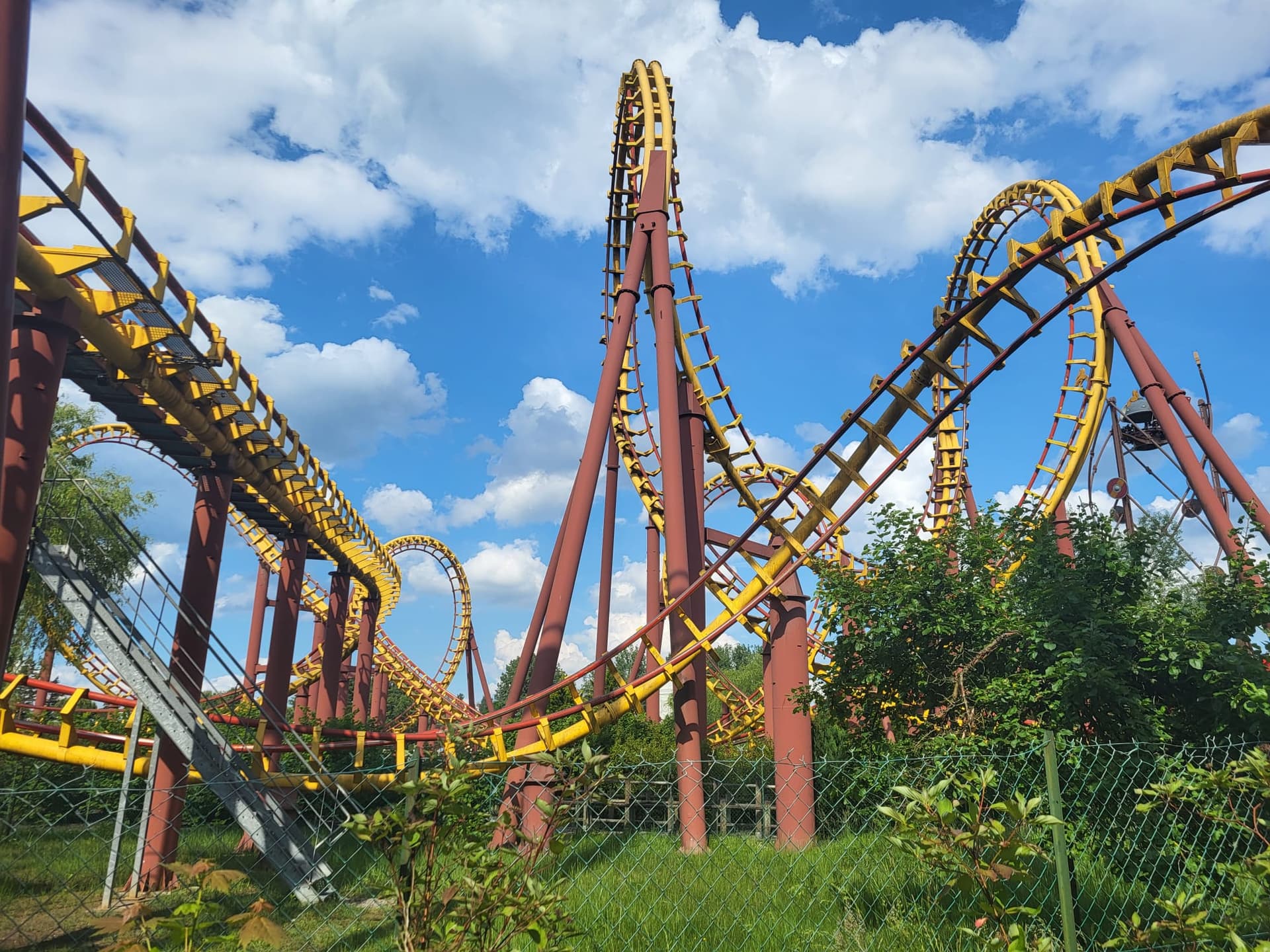 Attraction à sensations au Parc Astérix