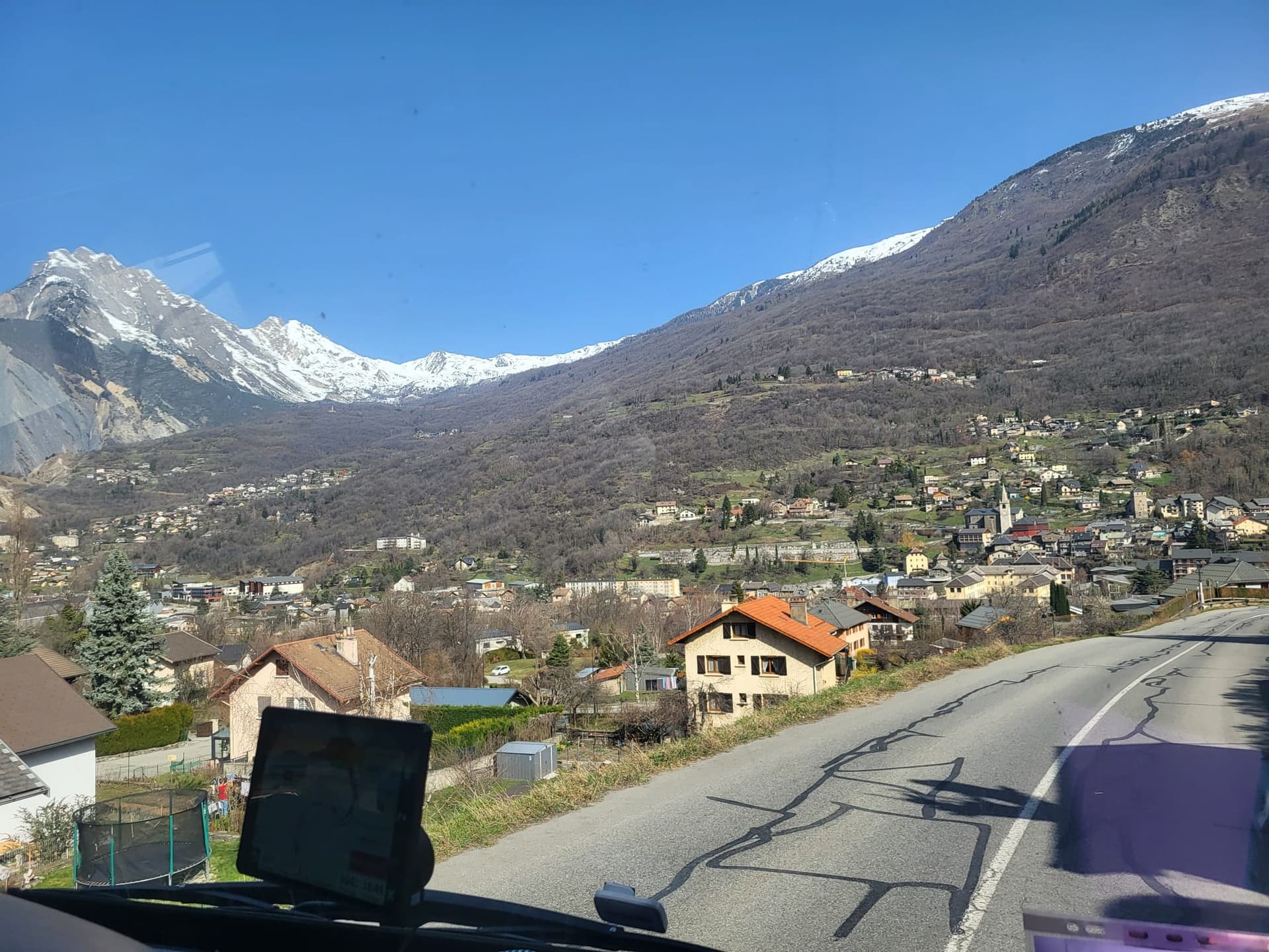 Voyage en groupe Paris-Valloire — route alpine